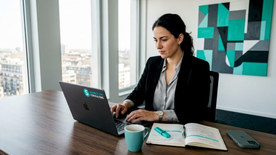 Recruiter bladert in 2026 door stapels cv’s op kantoor