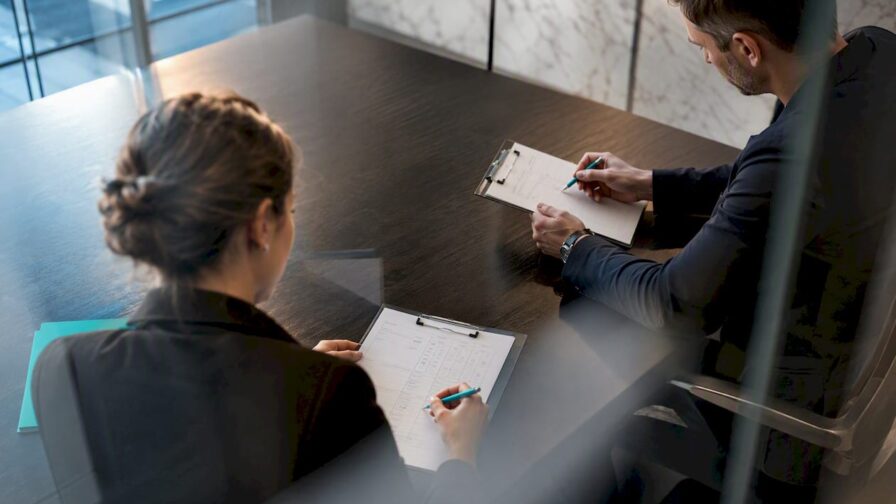 HR-beoordelaars vullen zelfstandig een scorecard in