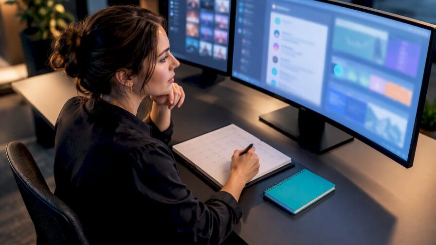 Social media manager houdt de interactie binnen de community in de gaten